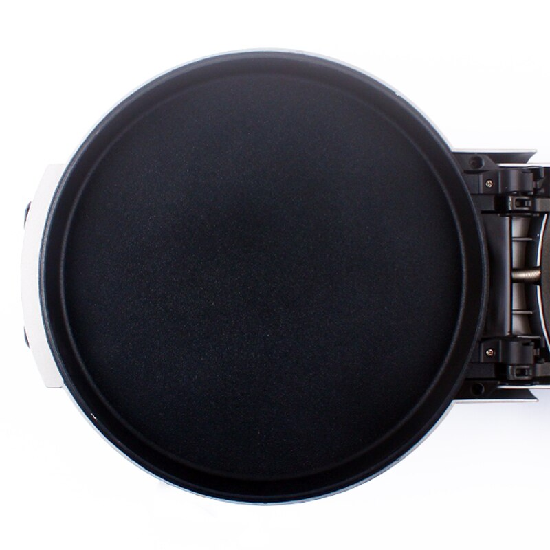 Plancha eléctrica de doble cara para hacer crepes y tortitas, sartén para Pizza, máquina para freír carne y barbacoa, sartén para hornear, plancha para pasteles