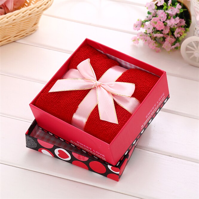 35*72cm handtuch exquisit verpackung Kasten Kreative handtuch Lehrer &#39;Tag Valentinstag murmeln der Schild Geburtstag hochzeit Party