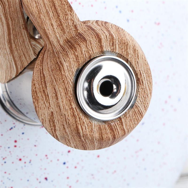 3L Antico Bollito Teiera di Acqua Bollitore in Acciaio Inox Manico in Legno Fondo Piatto Fischio Bollitore Bollente Bollitore per il Tè