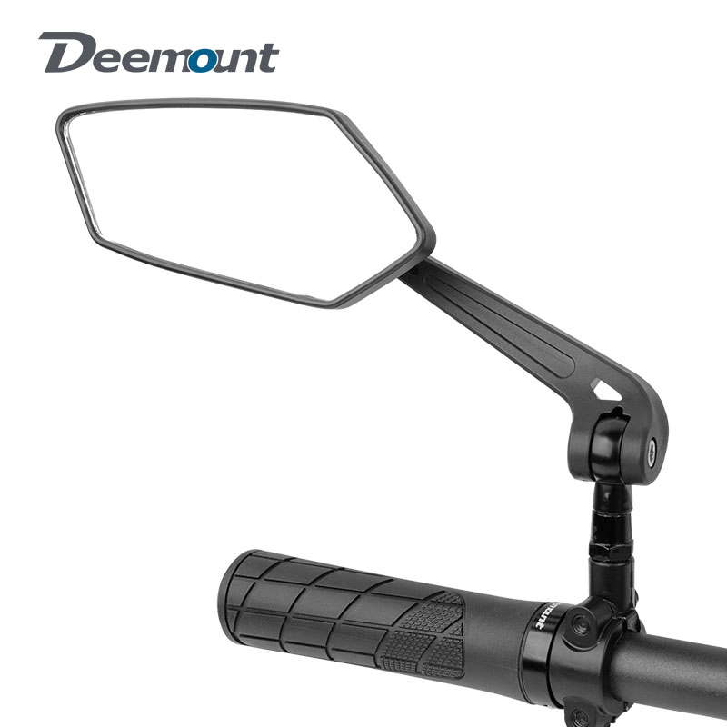 Miroir de vue arrière de vélo, support métallique, montage latéral sur le guidon, réflecteur de vue arrière de Scooter électrique, Rotation pivotante, lentille réglable