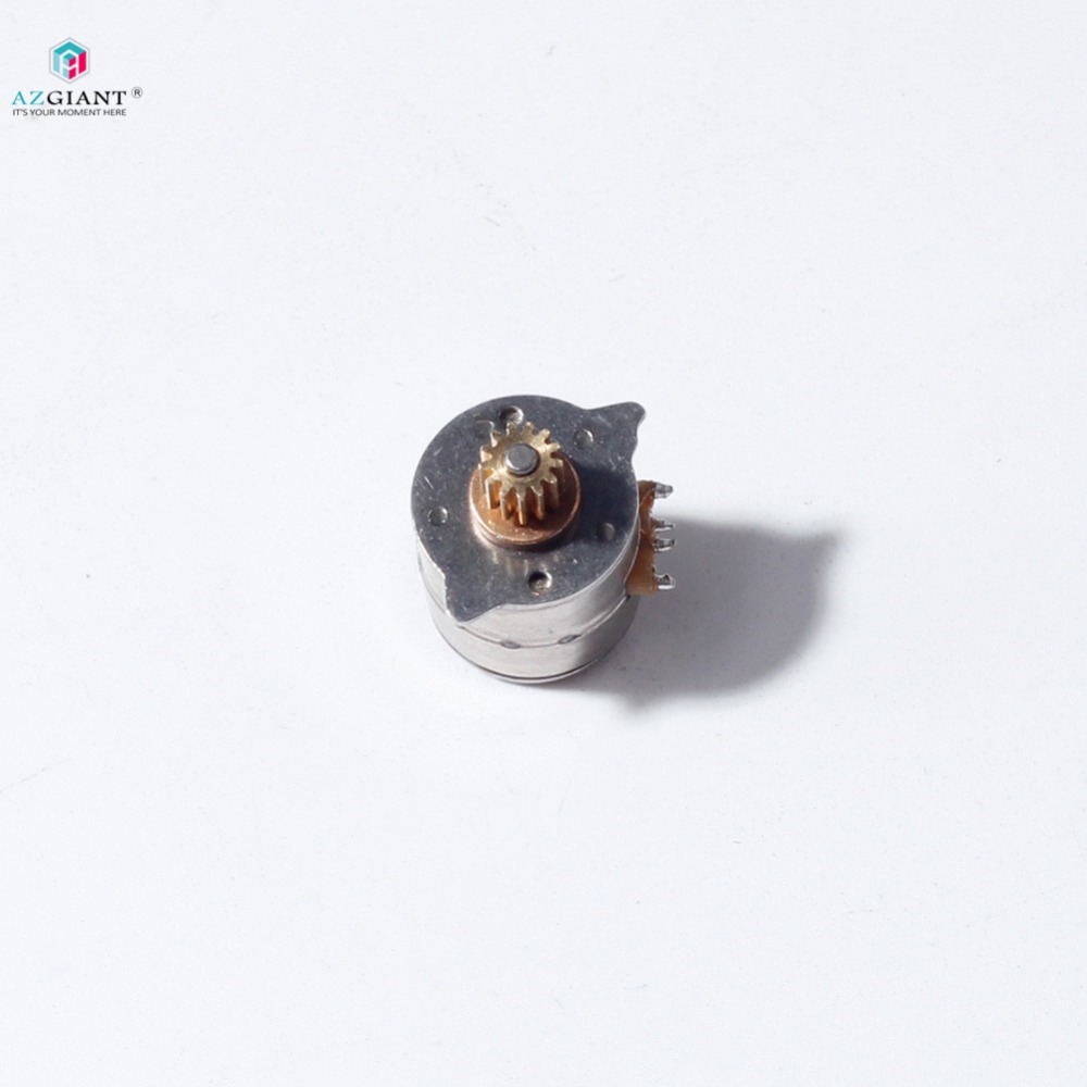 4pcs/lot 2 phase 4 wire DC Mini motor Micro stepper motor 10MM stepper motor with Copper Gear