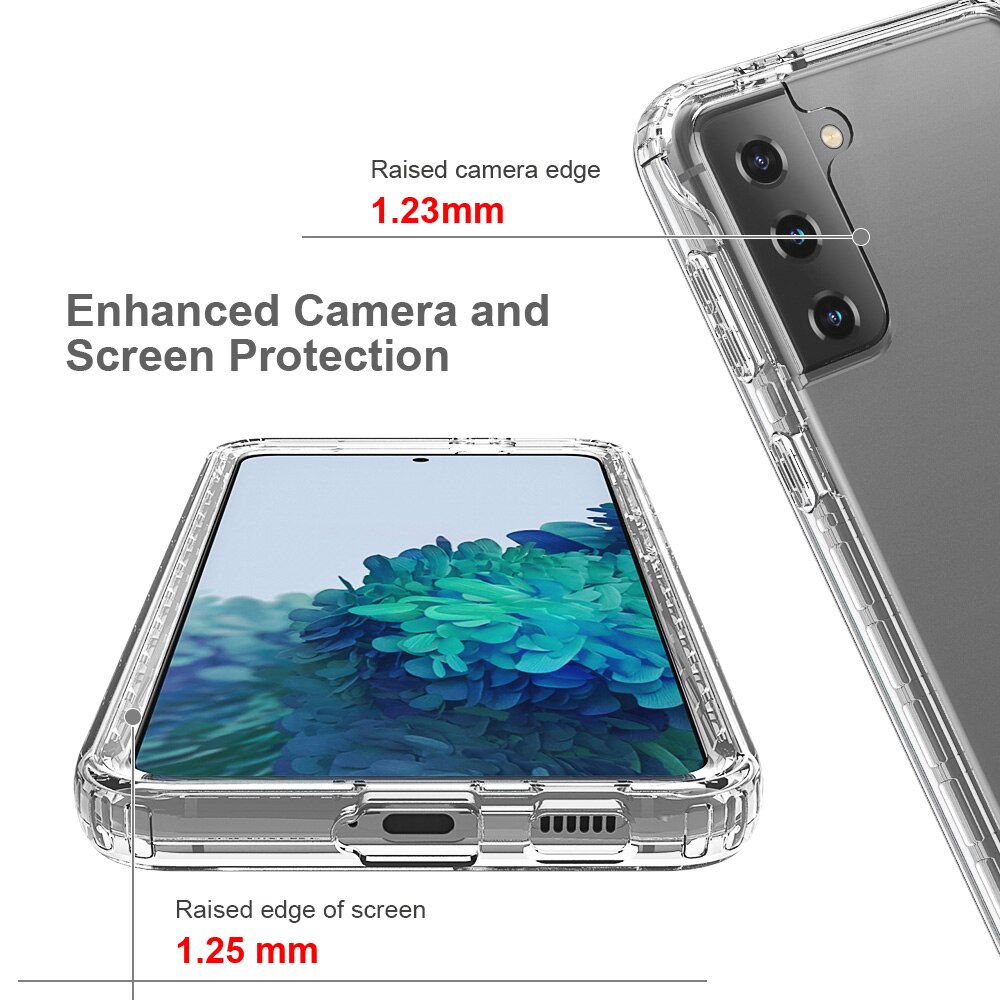 3 en 1 dégradé Transparent coque arrière pour Samsung Galaxy S30 Plus S30 Ultra quatre coins Airbag couverture antichoc