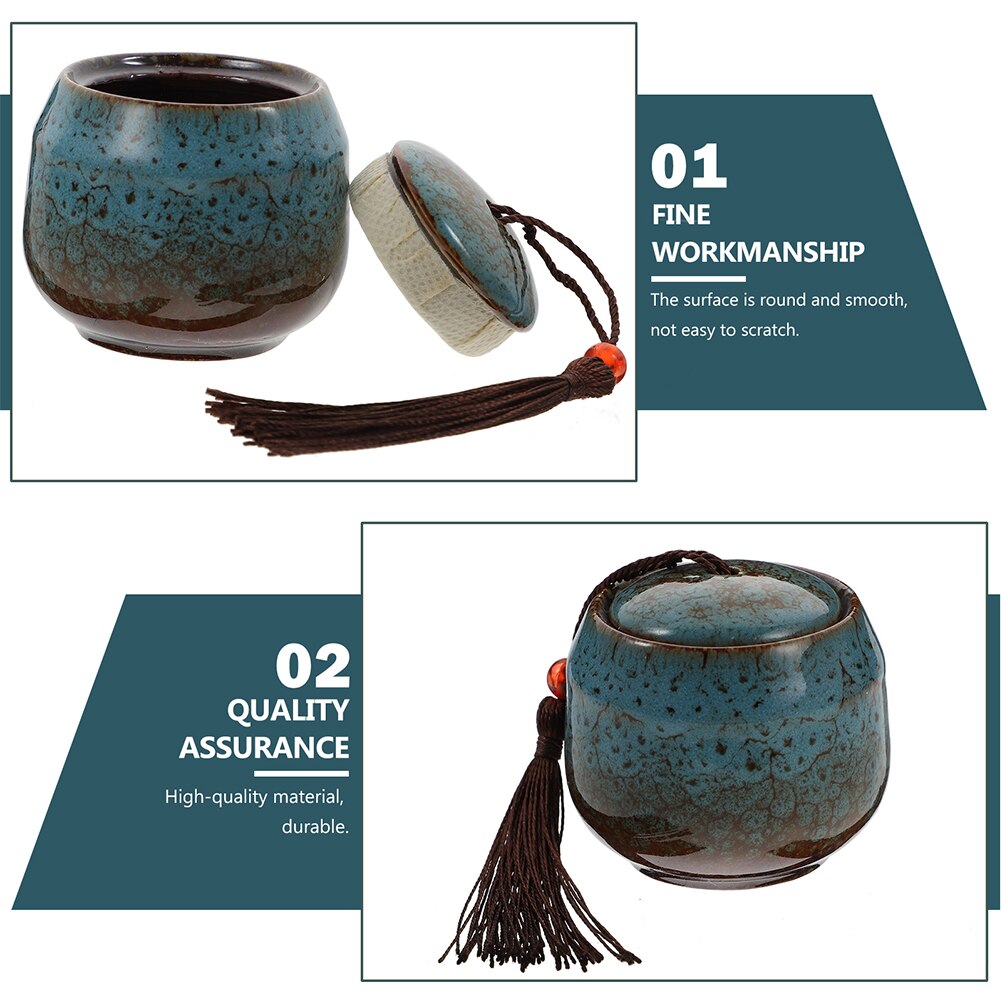 2 Pcs DIY Candle Making Jars Ceramic Candle Container Sealed Candle Storage Jars