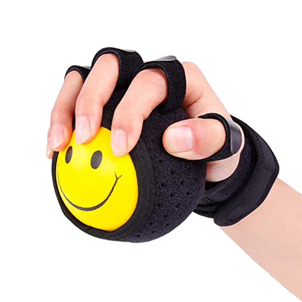 Finger Grip Power Traing Ball Anti-Spasticity Exercise Massage Orthosis Rehabilitation Fitness Exercise Protector Cover Stroke: hand massage