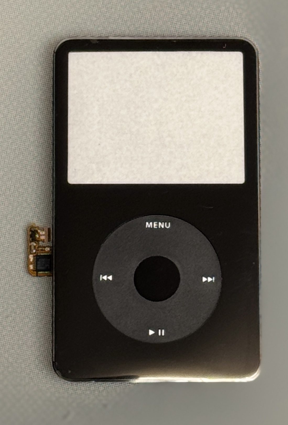 Click Wheel Flex Apple iPod Classic/vidéo 5e 5,5e génération 30 Go 60 Go 80 Go Clé tactile A1136: Black