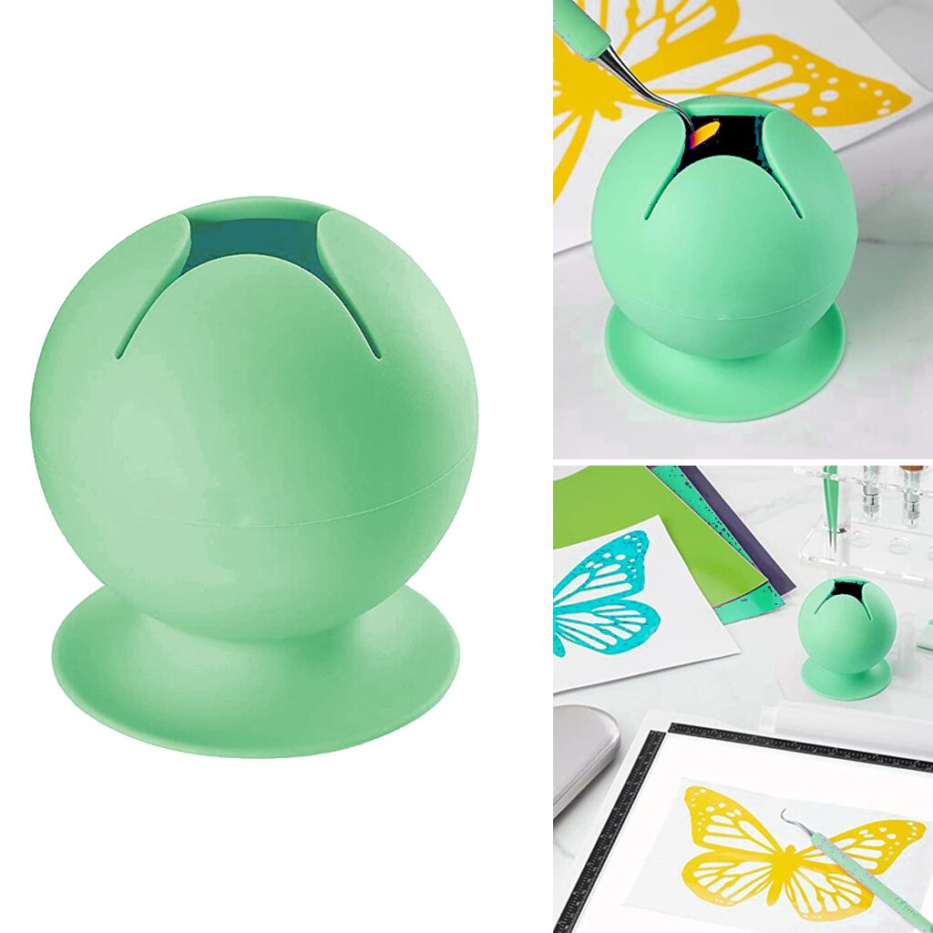 2x Vinyl Weeding Scrap Storage Box Organizer Craft Vinyl Weeding Tools Green 1 Piece