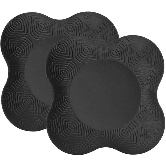 Lot De 2 Genouillères De Yoga Extra épaisses Yes4All - 2 Cm D'épaisseur, Surface Antidérapante, Pour Pilates, Planche, Protection Genoux Et Coudes - Plusieurs Couleurs