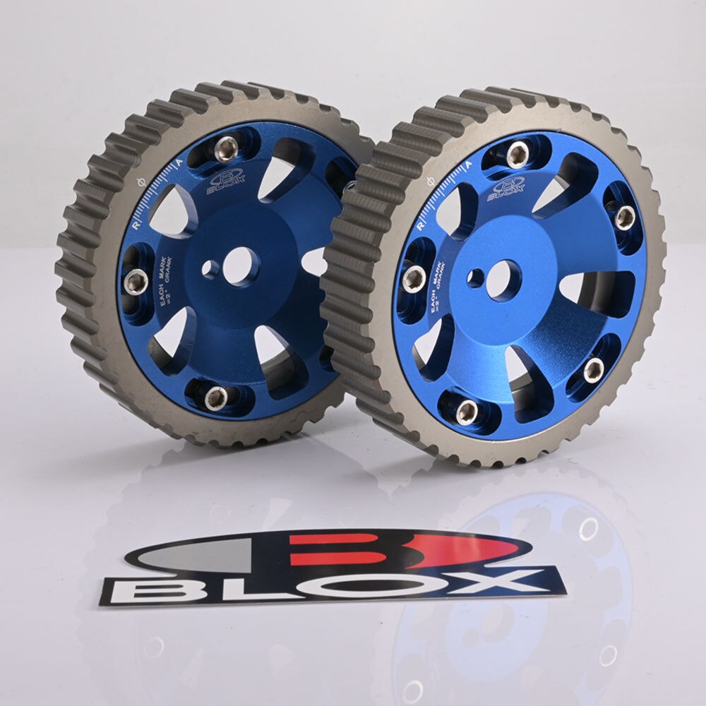 2Pcs Engine Motor Adjustable Cam Gear Shaft Wheel Spocket Blox For Mitsubishi 4G15/4G13 HU-CG4G15BL