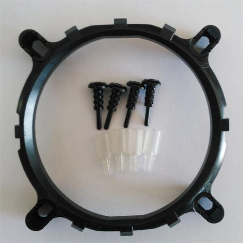 Desktop Computer CPU Heatsink Cooling Fan Mounting Bracket Holder Base Backplate Kit For Intel 755 1156 1155 Socket CPU Cooler F: Default Title