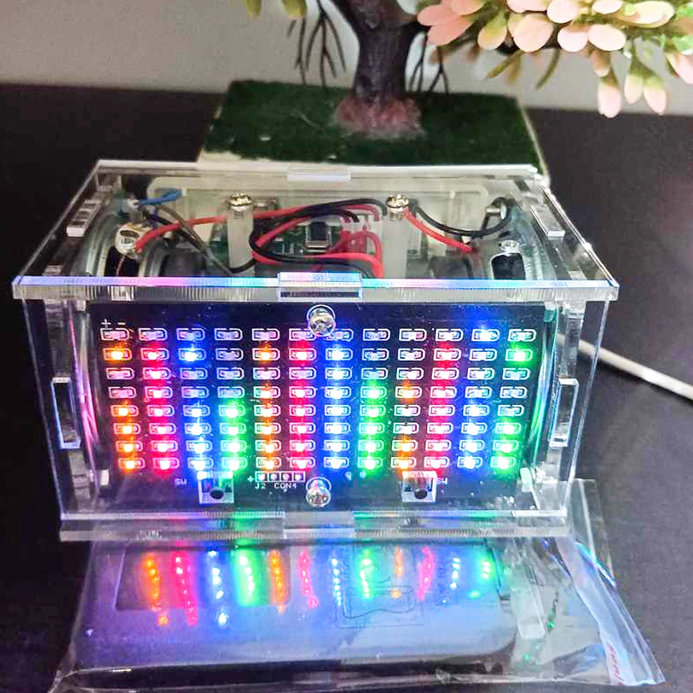 Kit electrónico de Altavoz Bluetooth DIY, Control por voz, proyecto de soldadura ajustable, memoria de apagado de doble canal, reproducción de disco U