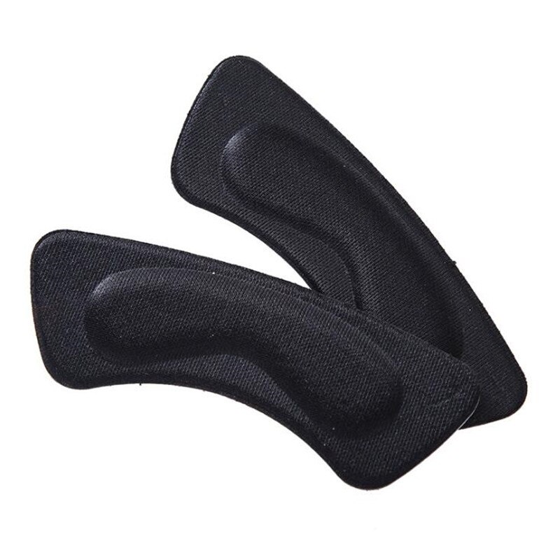 2 Stuks Hoge Prestaties Foam Inlegzolen Anti Slip Kussen Pads Voeten Care Tools Protector Wrijven Hak Schoenen Inlegzolen Insert: black B