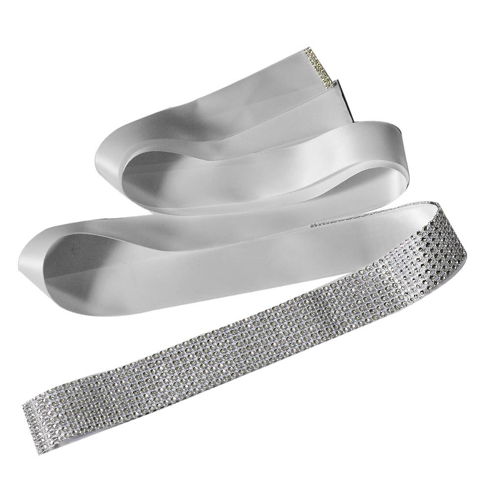 bridal belt sash Boutique Rhinestone Pearl Beading Waistbands for Bridal Wedding Dress Crystal Belt Bow With Satin Ribbons Sash: gray