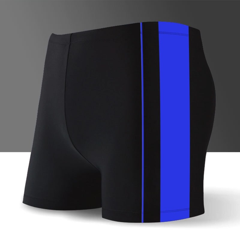 Honeymoon Swimwear Men&#39;s Boxer Sexy Swimsuit Large Color Matching Swimming Trunks: Sky Blue