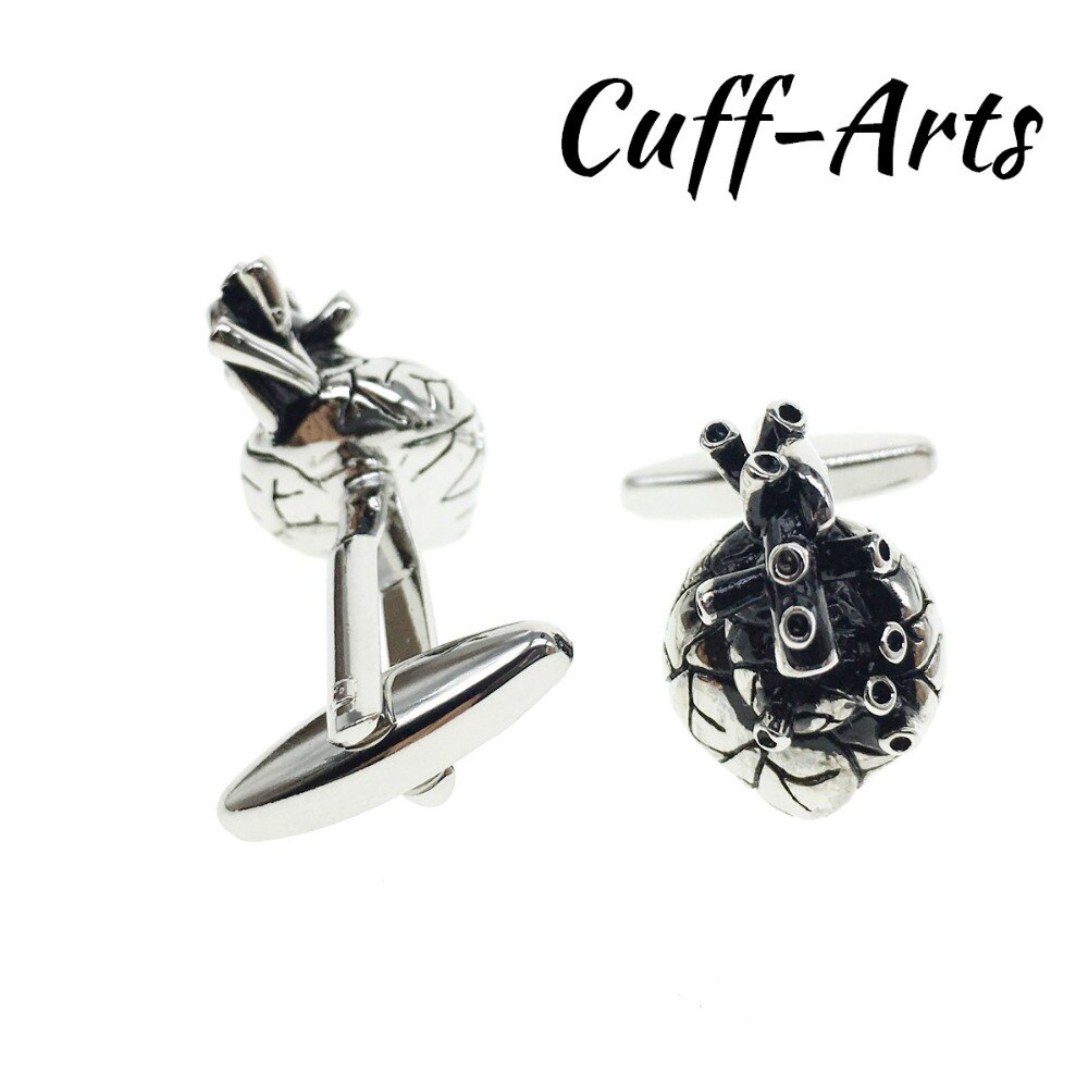 Cufflinks For Mens Cuffarts Luxury Trendy Anaotomical Heart Cuff Links Jewelry Male Cufflinks C10131