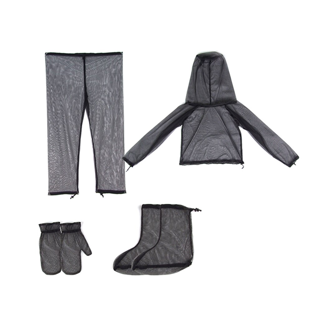 Anti-Muggen Kleding Set Ultra-Fijne Perspectief Mesh Unisex Zomer Camping Bug Dragen