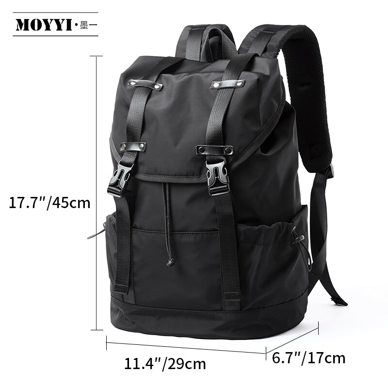 MOYYI Neue männer Rucksack Schule Tasche männer reisetaschen Große Kapazität Reise Wasserdicht 14 15,6 zoll Laptop Rucksack