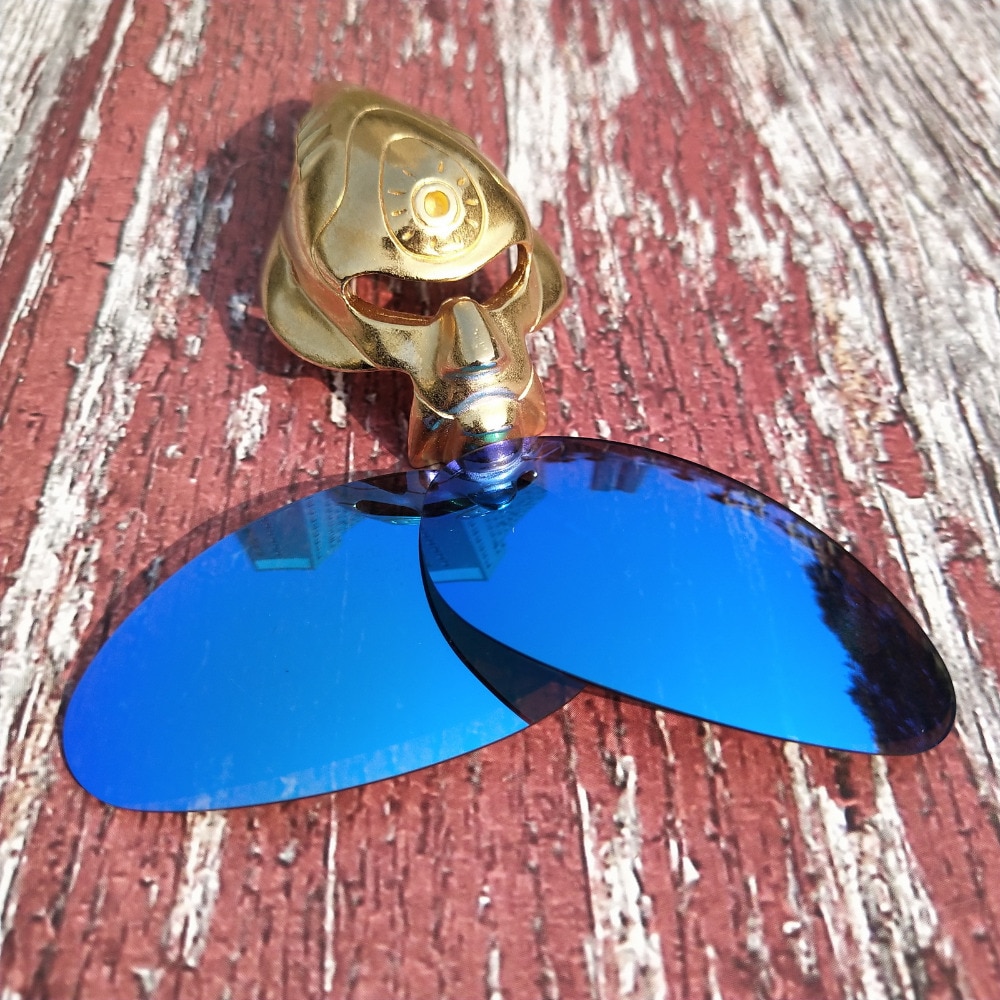 Glintbay 100% Precise-Fit Polarized Replacement Lenses for Oakley Minute 1.0 Sunglass - Ice Blue Mirror