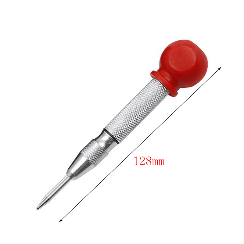Punzón de centro automático, herramientas de carpintería, marcador de abolladura ajustable, herramienta de perforación de carpintería: 2