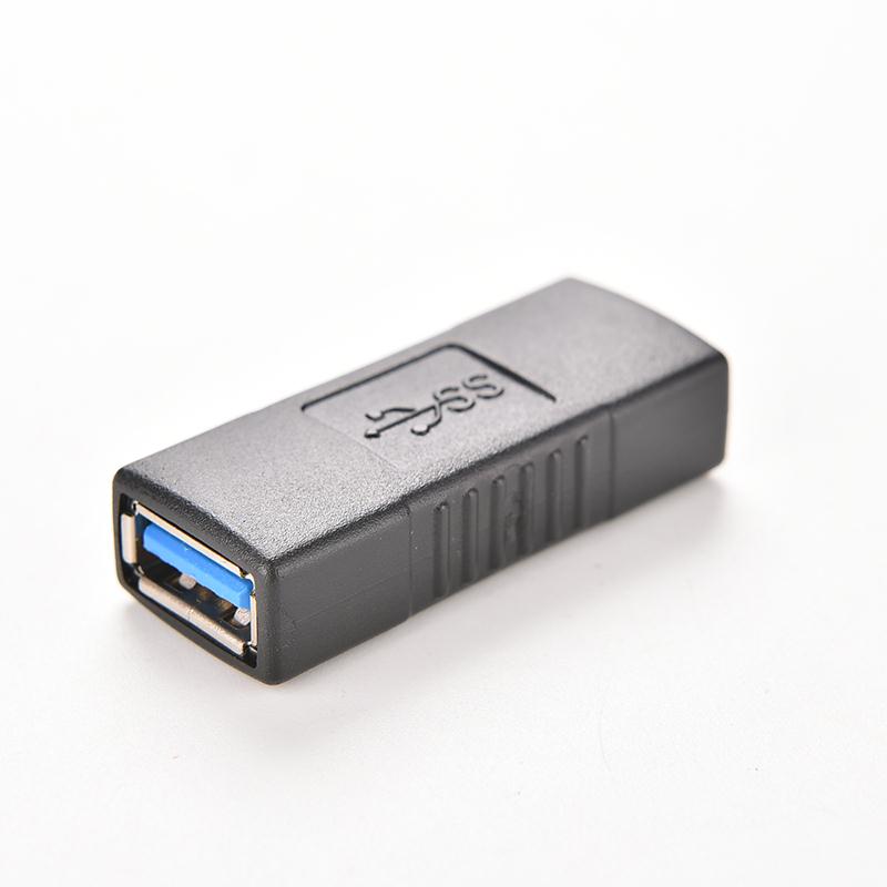 USB3.0 AF to AF Coupler F/F Gender Changer Extender Converter for Laptop 1PC USB 3.0 Type A Female to A Female Connector Adapter