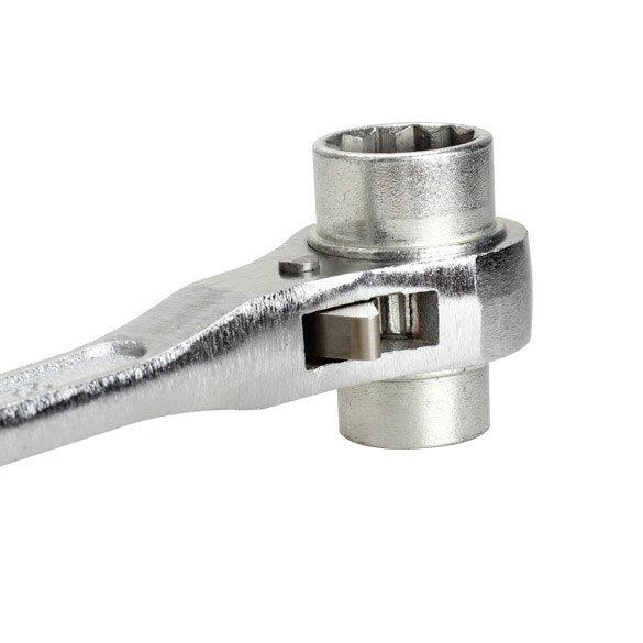 19mm/22mm Scaffold Ratchet Wrench Solid Durable Spanner Repair Socket Tool For Mechanical Repairman Hand Tools