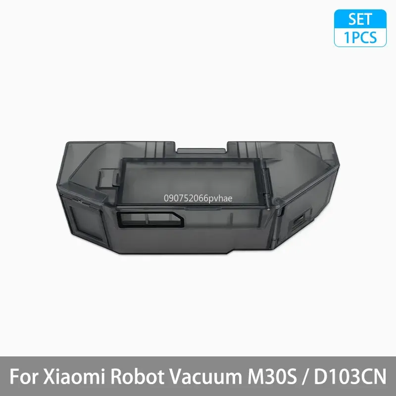 Piezas de repuesto para Robot aspirador Xiaomi Mijia M30S D103CN, consumibles, Cepillo Lateral principal, filtro Hepa, paño de mopa, bolsa de polvo, accesorios: Grey