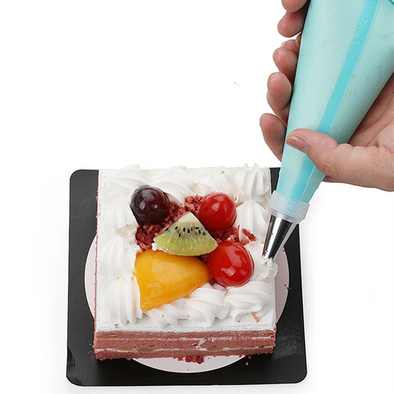 8/14/26 sztuk silikonowa torba cukiernicza akcesoria kuchenne narzędzia DIY wielokrotnego użytku ciasto domu gadżet narzędzia robić pieczenia na ciasto dekorowanie dyszy