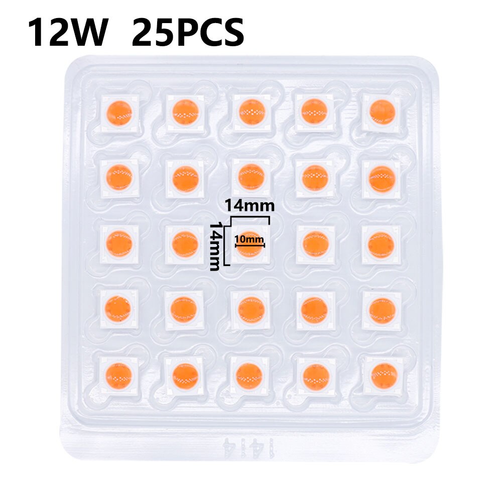 25Stck LED Anlage Chip AC220V 3W 5W 7W 9W 12W LED Kolben Keramik Anlage wachstum Lampe Für DIY Pflanze Licht Lampe Birne