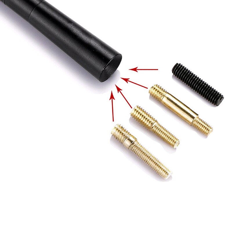 Am/fm-radio autoantennemast schroeftype universele auto-accessoires zwarte korte stompe antenne stijl radio fm-antenne autoantenne