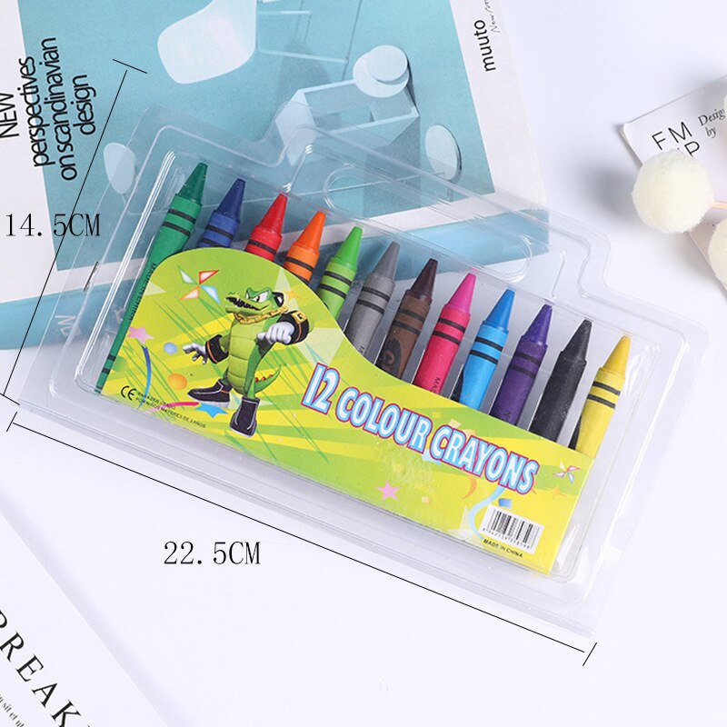 Pvc Doos 12 Kleuren Kinderen Tekening Kleurpotloden Voor Studenten Te Leren Art Supplies