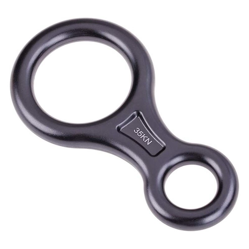 8-Shaped Descender Climbing Equipment Downhill Equipment 35KN Suitable for Climbing Bearings and Wrestling Devices