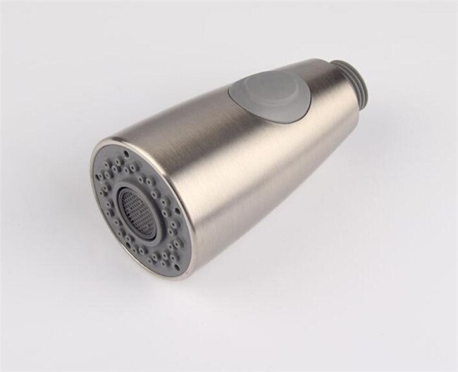 Multifonction robinet douche buse cuisine évier tirer robinet buse pulvérisateur noir argent petite douche tirer tête: 61010brushed