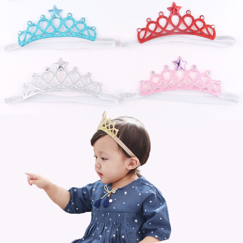 BalleenShiny Baby Rose Flower Crown Headband Colorful Lovely Children Kids Birthday Hair Band Photo Prop Hair Accessories