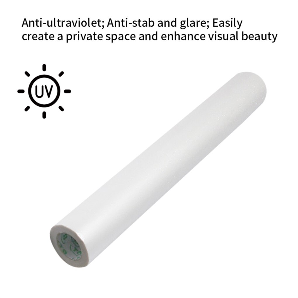 Office Matte Window Film Stained Glass Decorative Uv Window Sticker Privacy Frosted Self Adhesive Film Window Decal For Glass