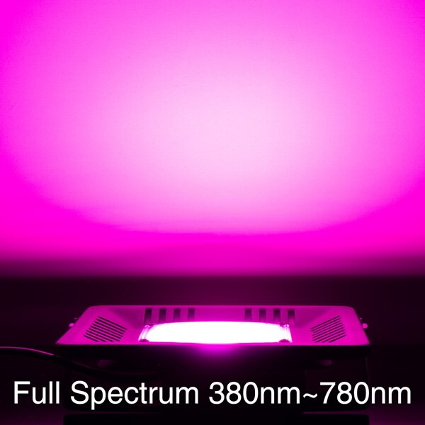 LED Full Spectrum Grow Light 110V 220V 50W 100W 150W Growth Floodlight Plant Lamp For Indoor Greenhouse Seeding Vegetable Flower: 100W / 110V