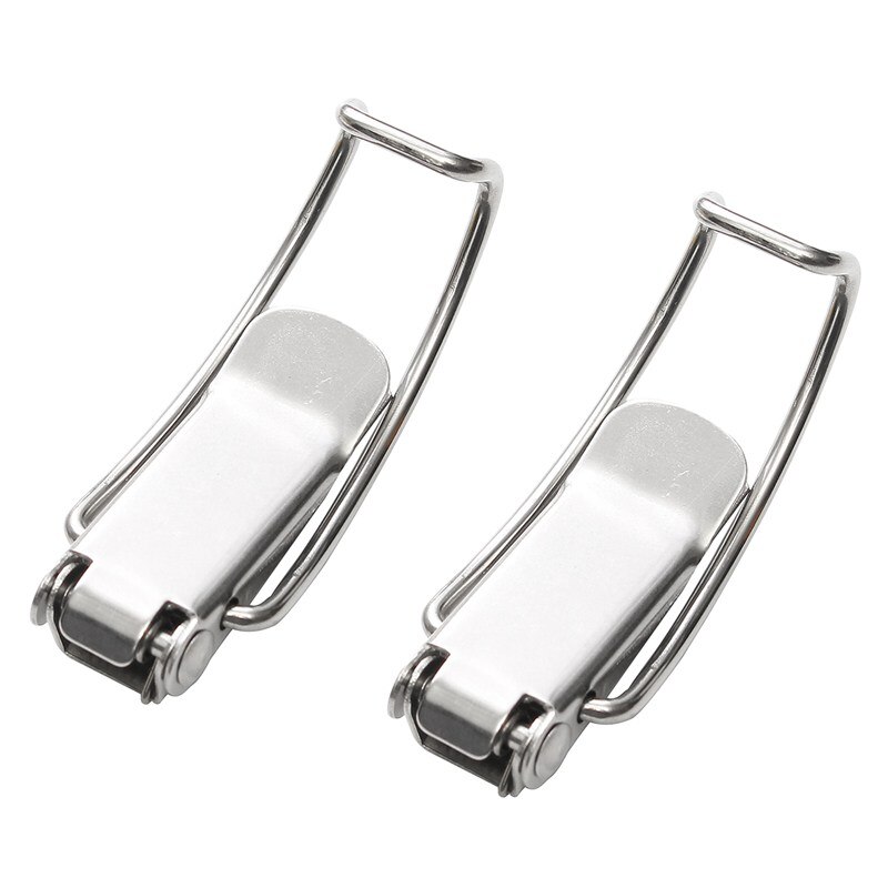Spring Loaded Toggle Latch Hasp Rustproof Stainless Steel Box Cabinet Lock
