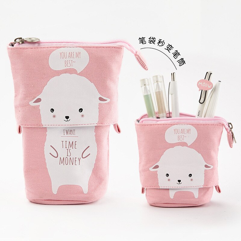 TULX back to school cute pencil case pencil case kawaii kawaii bag kawaii makeup pencil case stationery: 5