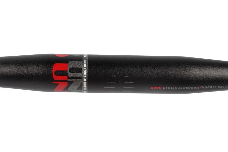 UNO CR12 Aluminium Alloy Road Bicycle Handlebar Matte Bar Red/White Logo 25.4/31.8*380/400/420/440mm Bike Parts