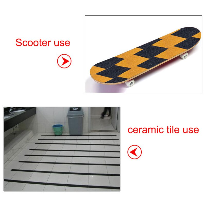 2.5cmx5m Anti Slip Traction Tape Strong Grip Abrasive Tapes for Indoor Outdoor Stairs Boat Decks A1