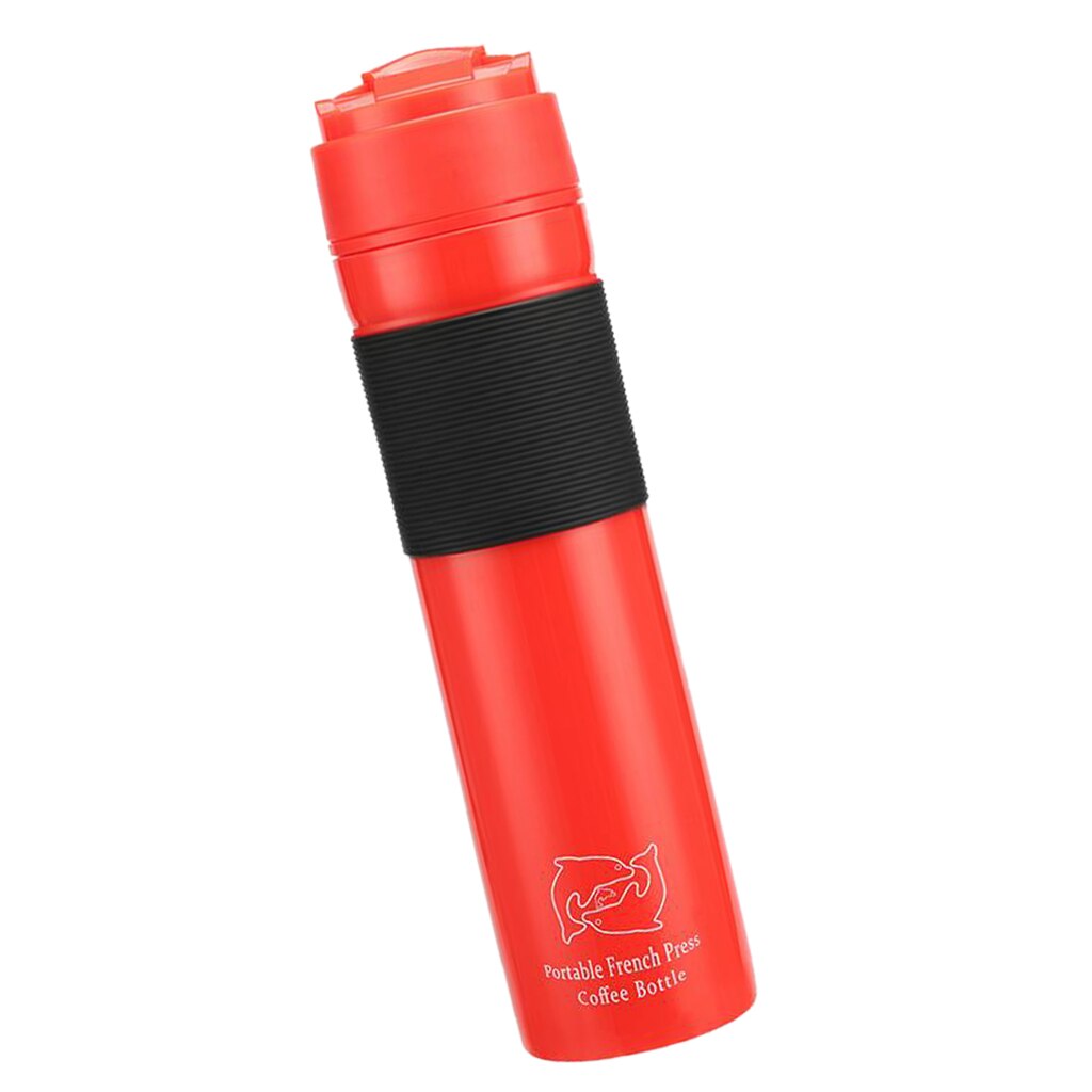 Mini Manual Coffee Maker Hand Operated Coffee Machine For Travelling: Red