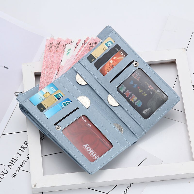 Luxe Lederen Kaarthouder Vrouwelijke Id Creditcardhouder Vrouwen Houder Mobiel Bag Organizer Voor Iphone 12 11 Pro Huawei p30 P20