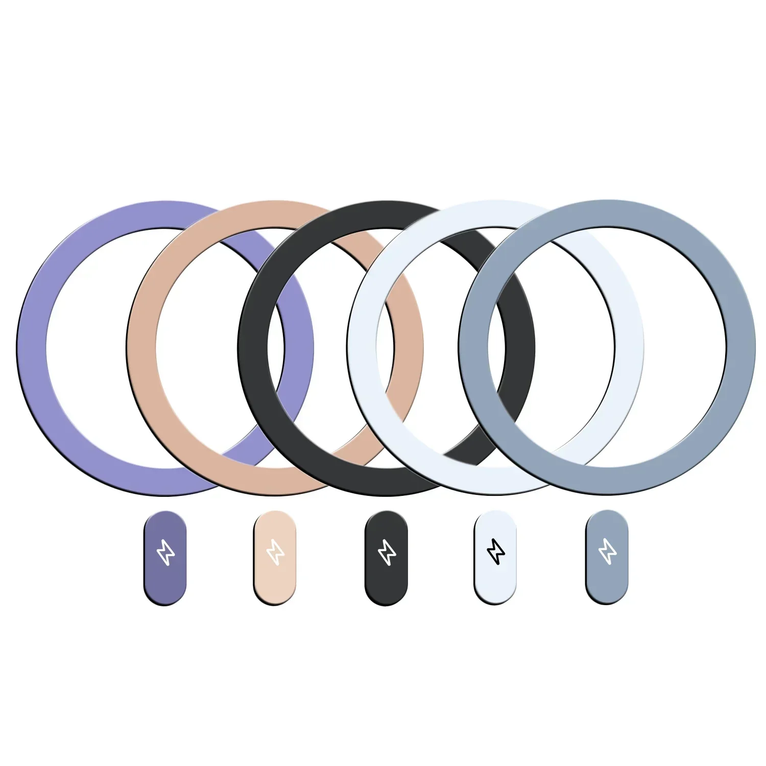 Magnetic Metal Plate Ring for Apple Magsafe Wireless Charger Iron Sheet Magnet Car Phone Holder Sticker for IPhone 15 14 Pro: army green