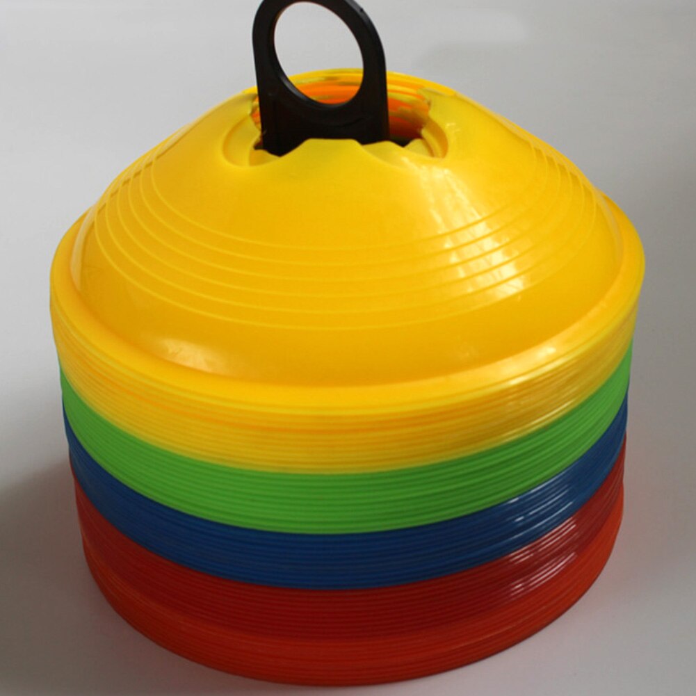 20 pz/set 19cm campo da calcio indicatori di barriera dischi segno calcio formazione coni scuola azienda attività di gruppo attrezzature sportive