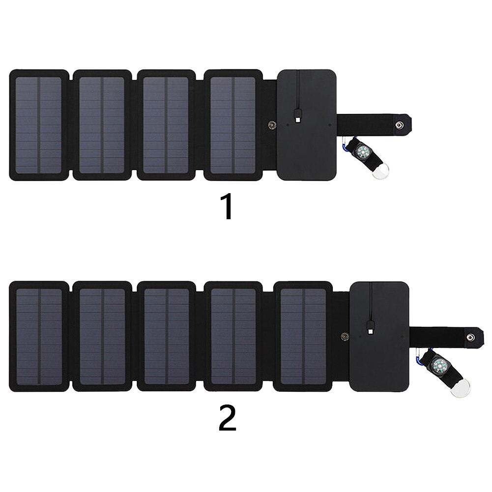 Charger Portable Solar Powered Board Panels Mobile Phone Charging Package Folding Bag Treasure