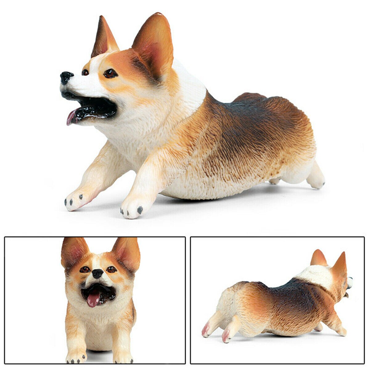 Pembroke Welsh Corgi Figure Dog Pet Animal Model Toy Collector Decor Kids Educational Toys Decoration Kid Birthday