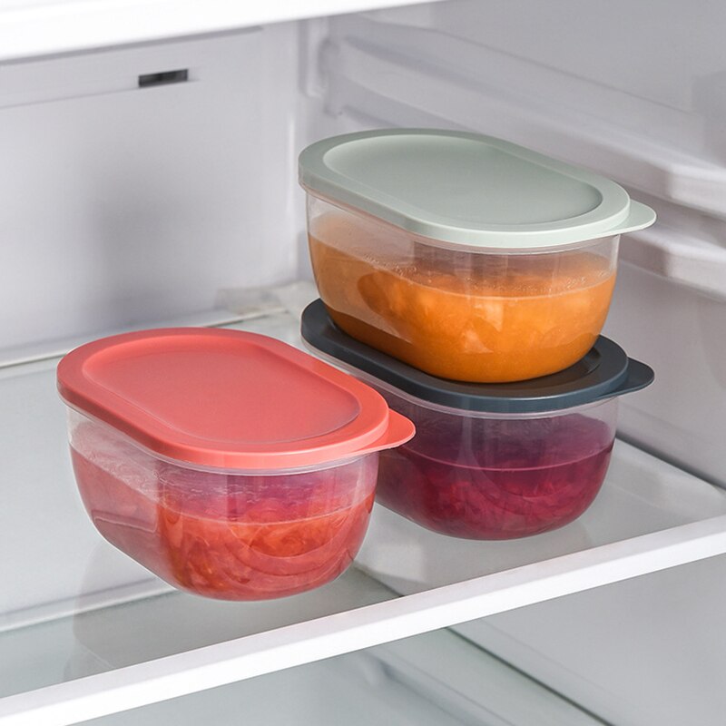 Green Onion Crisper Kitchen Ginger Garlic Storage Box Refrigerator Fruit Portable Square Freshness Preservation Drain Seal Box