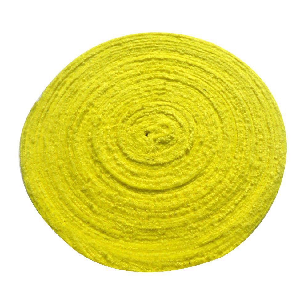 raqueta de Badminton tenis mango absorber el sudor Anti-envoltura de deslizamiento toalla banda pesca antideslizante sudor banda agarre: Amarillo