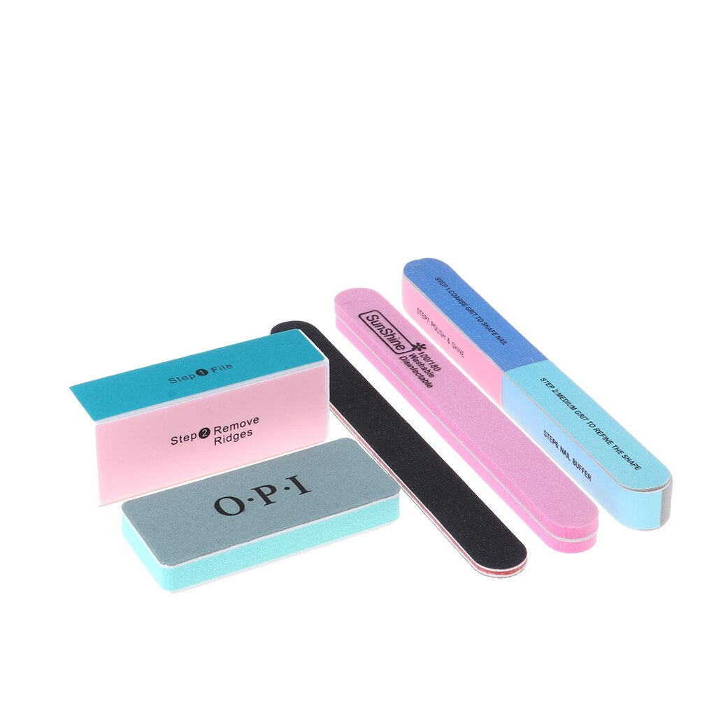 5Pcs DIY Crafts Model Grinding Sanding Burnishing Stick Sand Block Kit