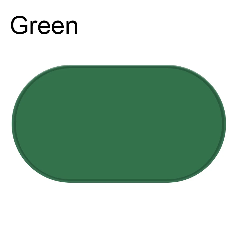 Silicone Pet Bowl Mat Placemat Waterproof Prevent Spills Dog Cat Food Feeding Pad Kitten feeding Pet Bowl tray Mats: M / black