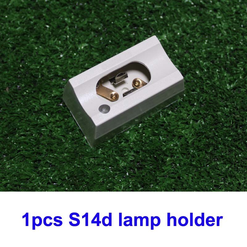 Ac85-250v 4a s14d lampor  s14s hållare ljus sockel bas spegel vägglampa för anslutning av  s14 led lampor: 1 st  s14d uttag