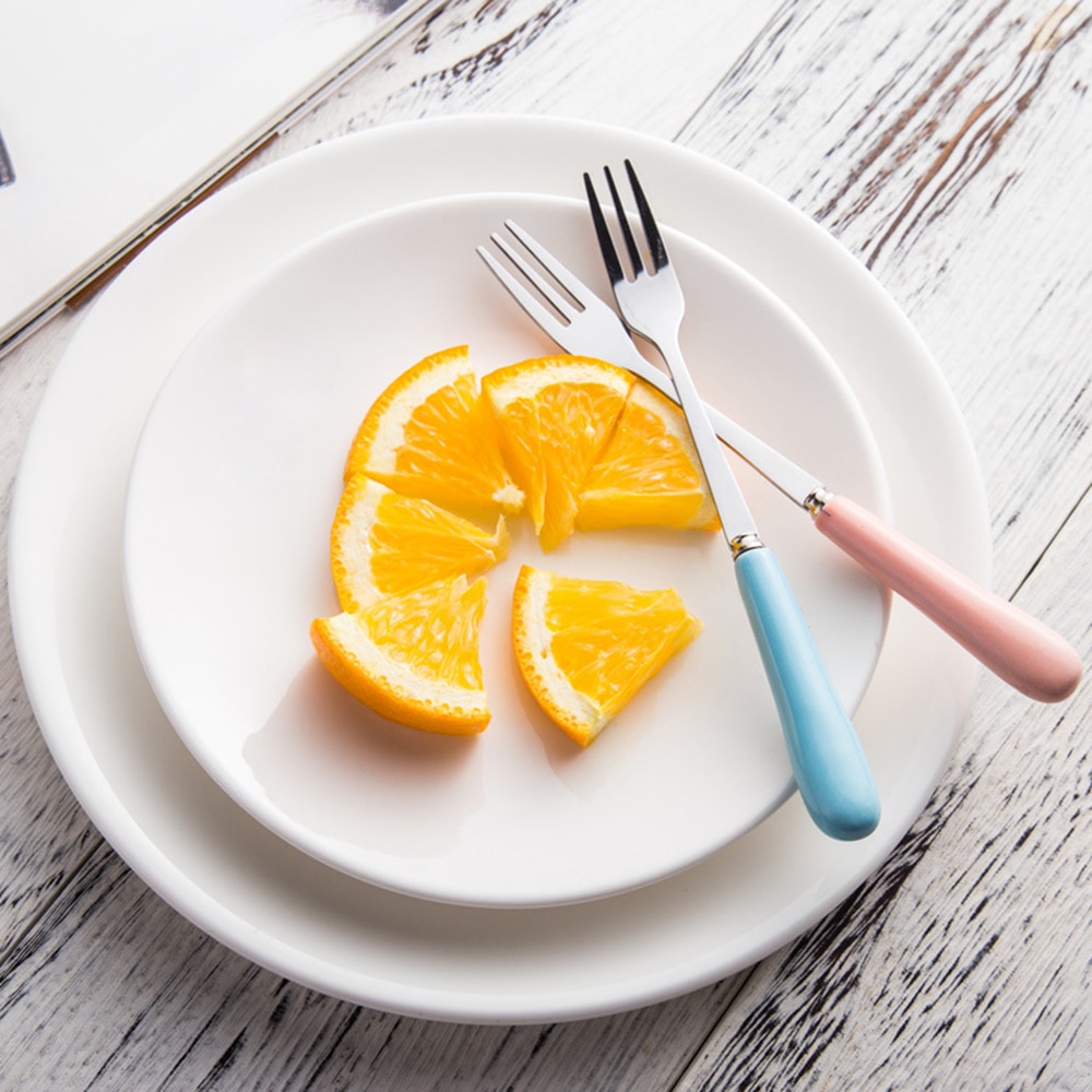 Keuken Fruit Vork Dessert Vork Inox Vork Thuis Dagelijks Fruit Vork Fruit Teken Westerse Voedsel Kleine Vork Keuken Gadgets